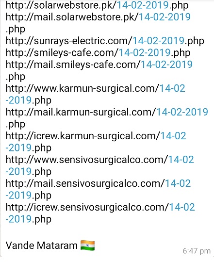 List of Websites Hacked